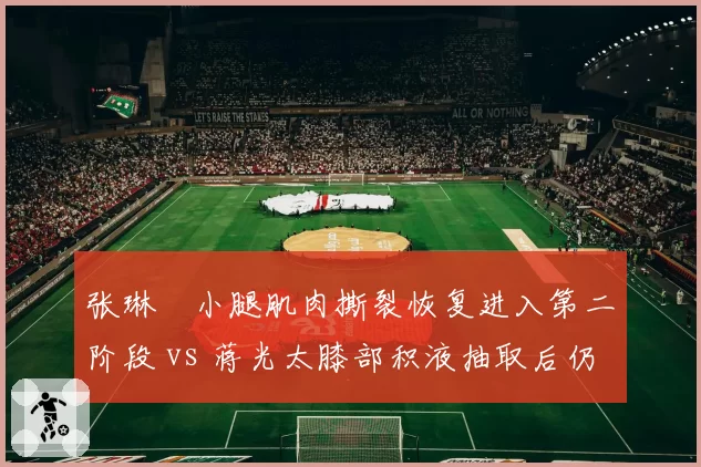 张琳芃小腿肌肉撕裂恢复进入第二阶段 vs 蒋光太膝部积液抽取后仍需休养，国足后防老将新援伤情牵动防线轮换